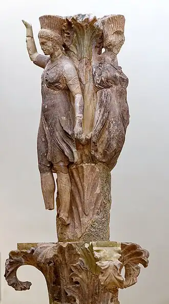 Dancers of Delphi on display at the Archaeological Museum of Delphi