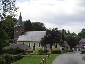 The church in Saint-Siméon