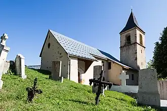 The church of Notre-Dame de l'Assomption, in Villard-Notre-Dame