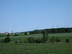 Jardin d'Eole Wind Farm in Saint-Ulric