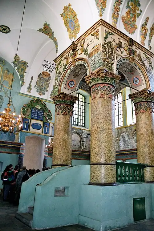 Łańcut Synagogue was established by Stanisław Lubomirski, 1733.[283]