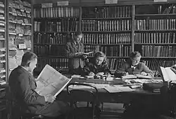 Study room of the Library of Matice Slovak 1941.jpg