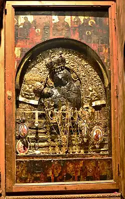 Panagia Megaspilaiotissa, at Mega Spilaion Monastery in Kalavryta, Greece.