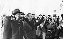 Leonid Brezhnev and Josip Broz Tito in Kyiv in 1973