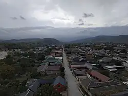 View of Shalazhi from the minaret of Shalazhi Mosque.