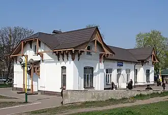 Irpin railway station