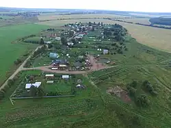Aerial view of the area