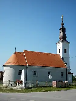 Serbian Orthodox Church in the village