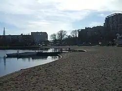 A beach in Sestroretsk, Kurortny District
