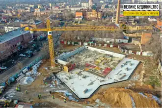 Construction of a swimming pool in Kryvyi Rih