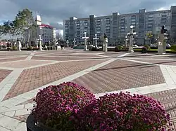 The central square of Irpin