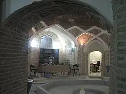 An image of the King Rikn al-Din Bathroom Management section before complete restoration in 2007