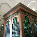 Shah Rokneddin's grave in the mausoleum