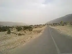 The village of Talheh from the road