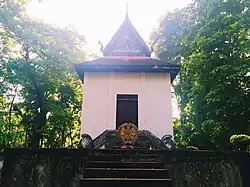 There is also an ubosot, located 175 m east of the viharn