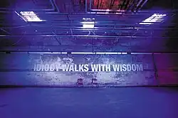 Idiocy Walks With Wisdom from It Ends Here commissioned by 20th Century Fox, London UK, 2014