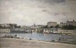 Stanislas Lépine, The Pont de l'Estacade, Paris,  1880 – c. 1884