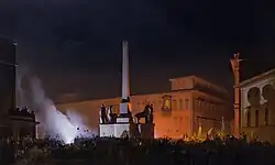 Blessing of Pius IX from the Quirinale at Night 1848 Musée Luigi Bailo in Treviso