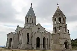 The Ghazanchetsots Cathedral before the shelling