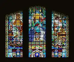 Santo Domingo Church window, part of a National Cultural Treasure