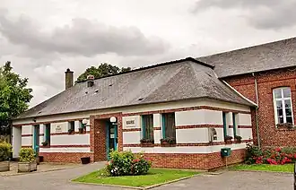 The town hall in Greuville