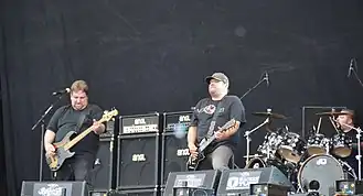 Sacred Reich performing at the Wacken Open Air musical festival