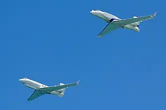 A GV Shavit (bottom left) and a G550 Eitam of 122 Squadron "Nachshon" in May 2016