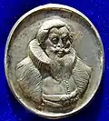 1668 Portrait medal of Johann Heinrich Waser.