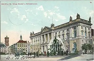 Neuer Marstall and Neptunbrunnen, ca. 1900