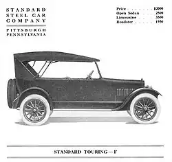 1917 Standard Eight Model F Touring Car
