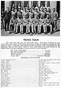 Ben Johnson, Front Row No. 20, Plymouth High School, Plymouth, Pennsylvania, Track Team 1931.