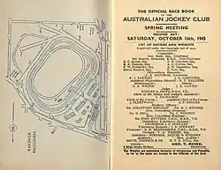 1943 AJC Derby showing raceday officials
