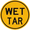 Wet tar