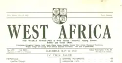 A "West Africa" magazine. The date reads May 24, 1947.