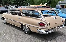 1961 Dodge Polara hardtop wagon, rear view