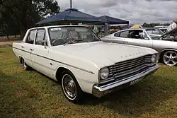 The 1968 Australian-built VE Valiant sedan featured a 1967 Dodge Dart front end.