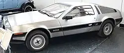 1981 DeLorean with optional black-textured accent stripe