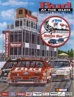 The 1994 The Bud at The Glen program cover.