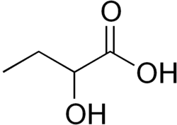α-hydroxybutyric acid structure
