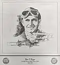 Plaque of Epps at the Georgia Aviation Hall of Fame