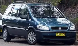 Holden Zafira (Australia, pre-facelift)
