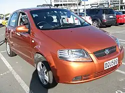 2006 Holden Barina, a rebadged Daewoo Kalos (New Zealand)