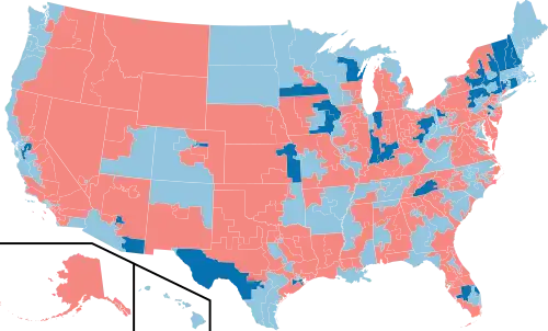 2006, Democrats won 31 seats