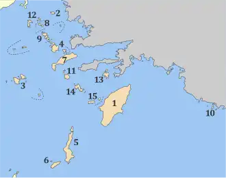 Municipalities of the Dodecanese