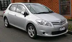 Facelift Corolla Conquest hatchback (ZRE152, Australia)