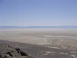 View southeast across the Carson Sink from Topog Peak in the West Humboldt Range