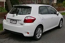 Facelift Corolla Ascent Sport hatchback (ZRE152, Australia)