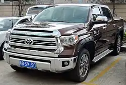 Toyota Tundra CrewMax in Zhongshan, Guangdong province, China