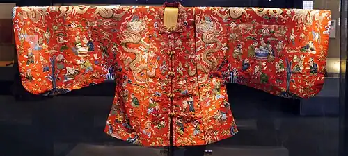 Waist-length fangling ao (square collared jacket), Changling Tomb of the Ming dynasty.