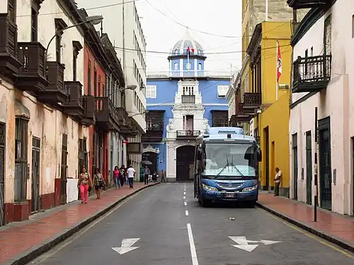 Casa de Osambela from Jirón Cailloma